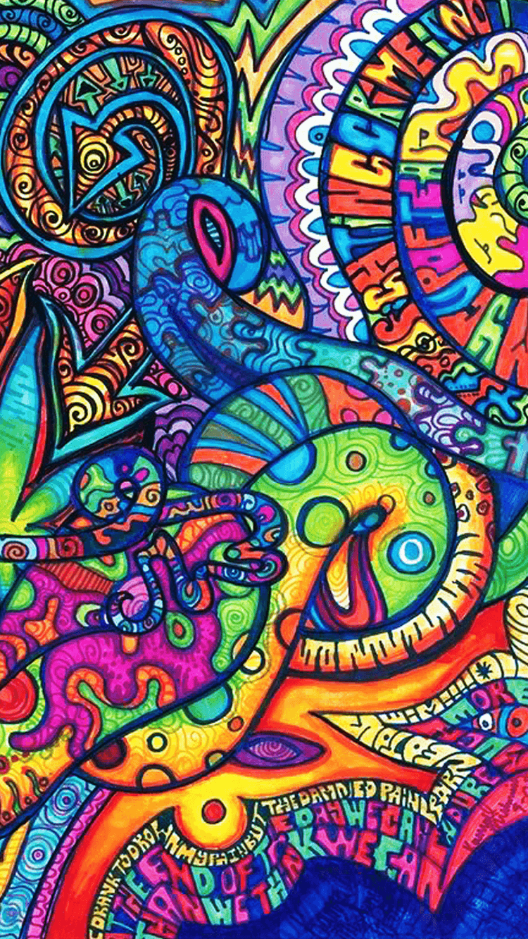 750x1334 Trippy 4k iPhone Wallpaper