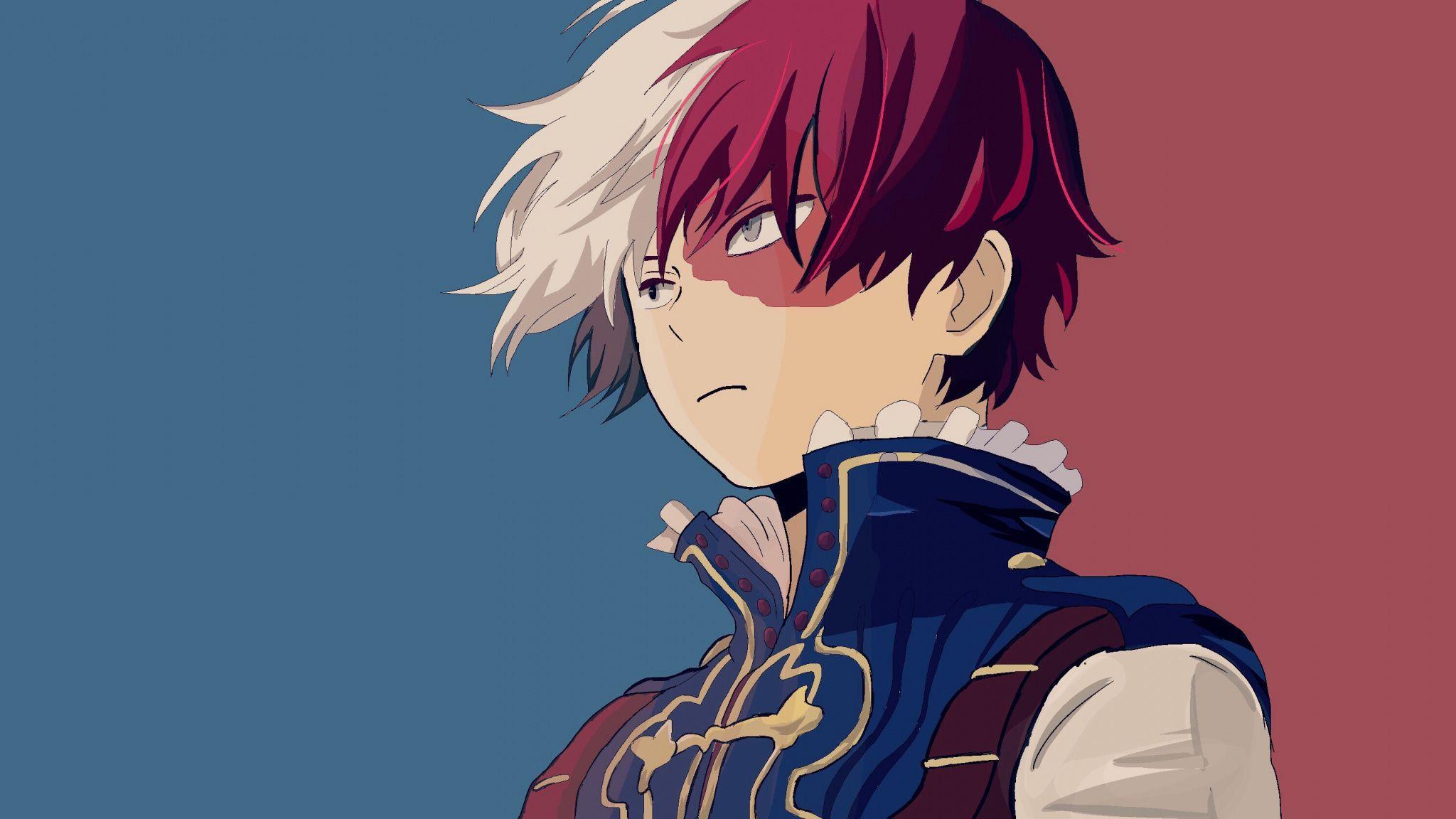 2048x1152 Todoroki Bnha Laptop Wallpaper