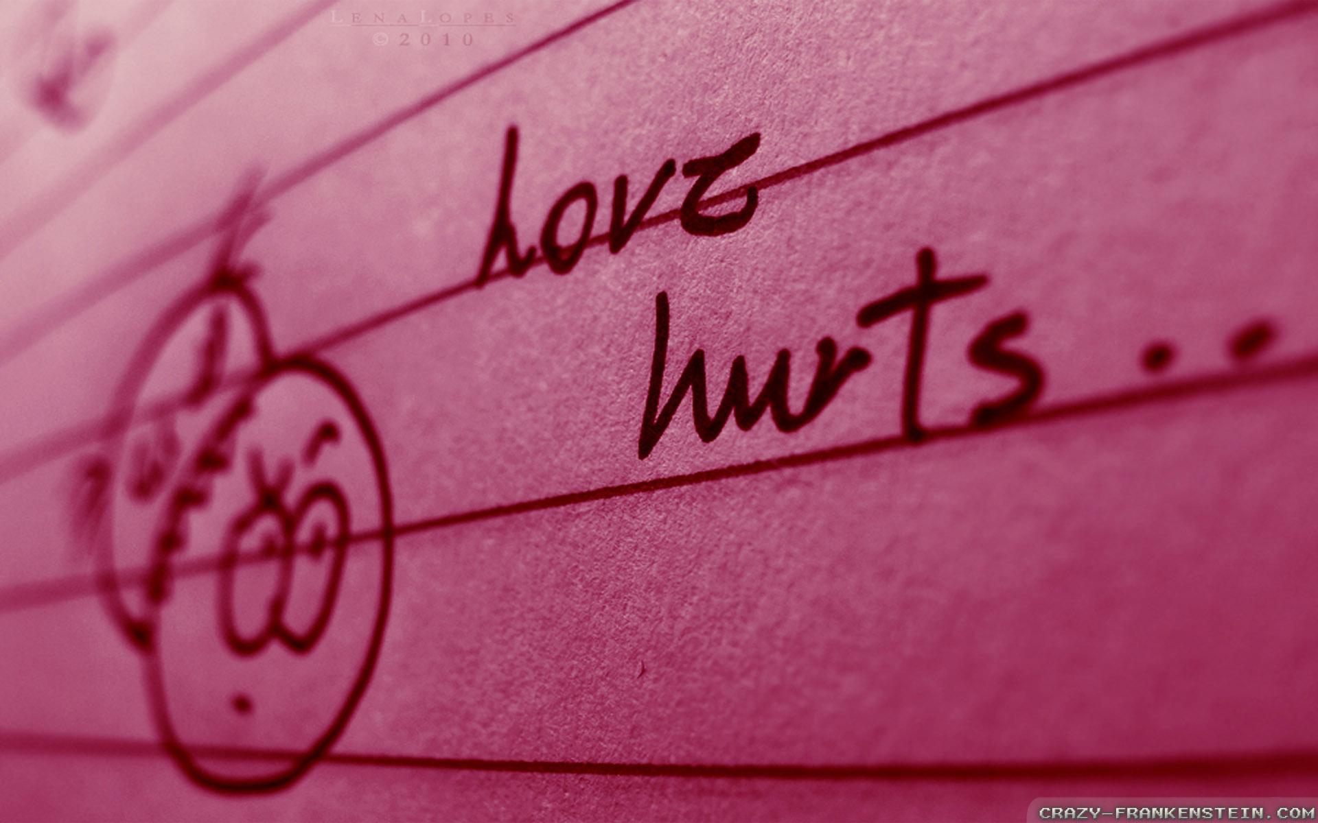 1920x1200 Wallpaper Quotes Love Hurts