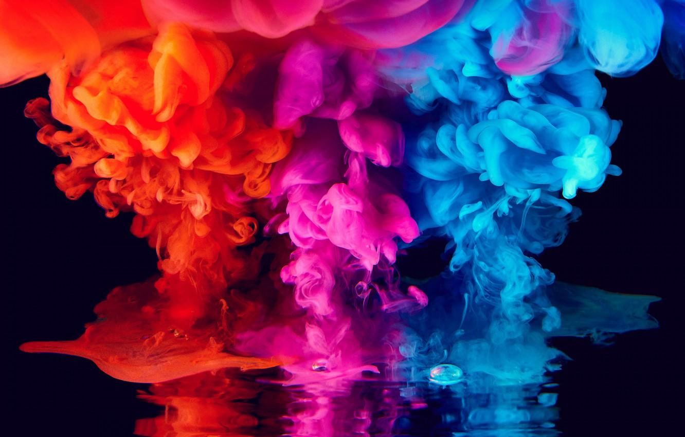 1332x850 Wallpaper paint, smoke, gas image for desktop, section абстракции