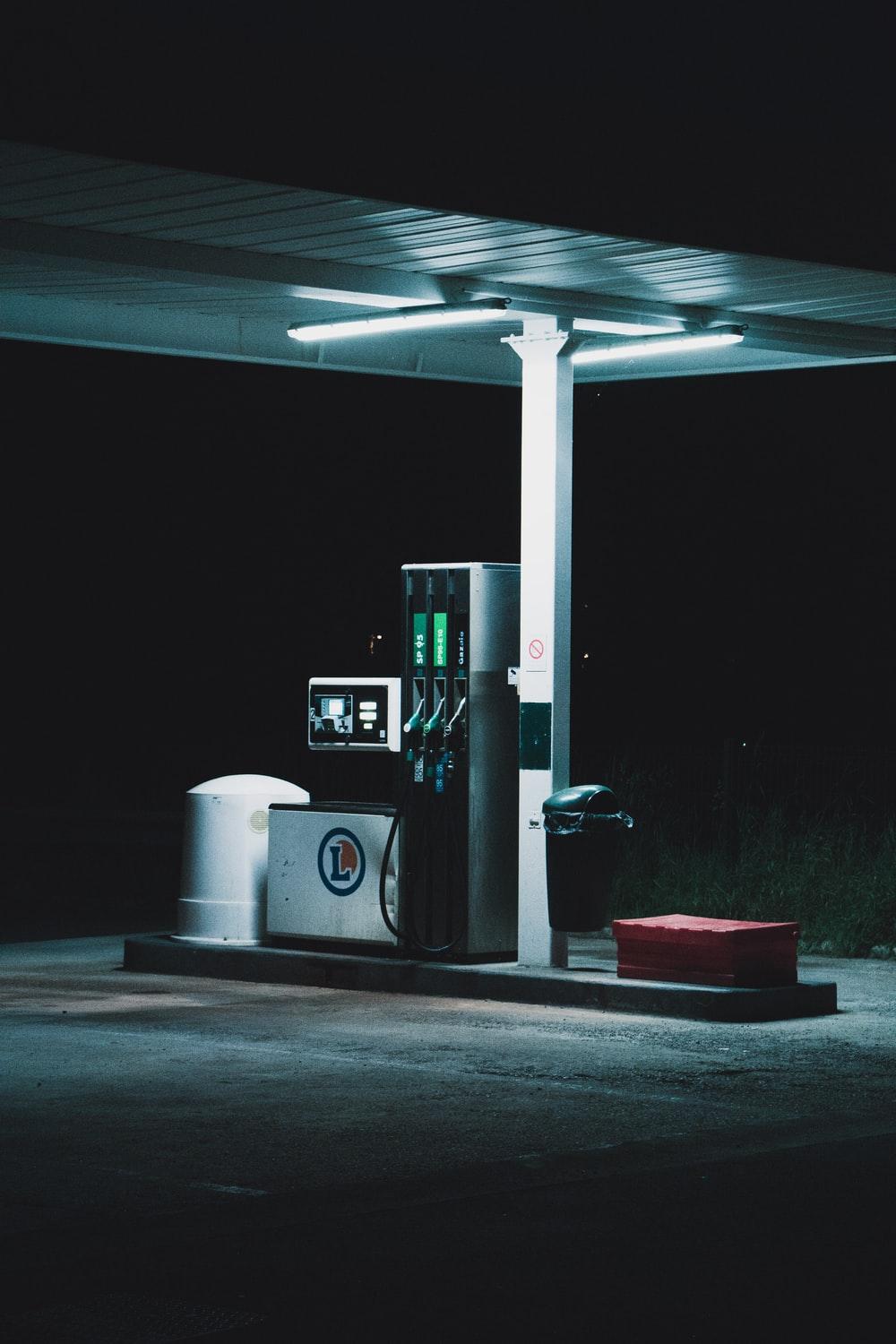 1000x1500 gray and black gas station photo