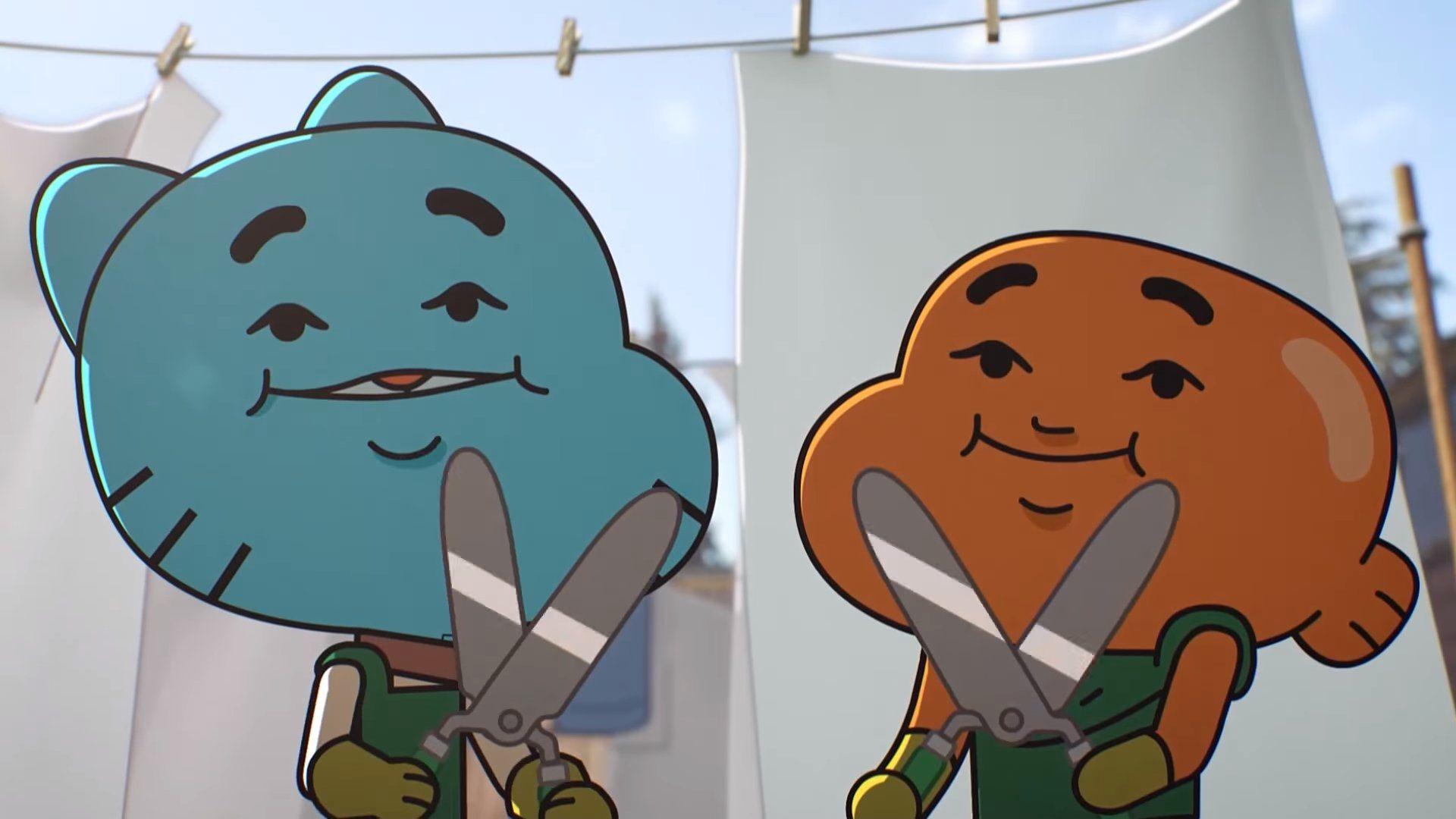1920x1080 Gumball X Darwin Anime Full HD Wallpaper