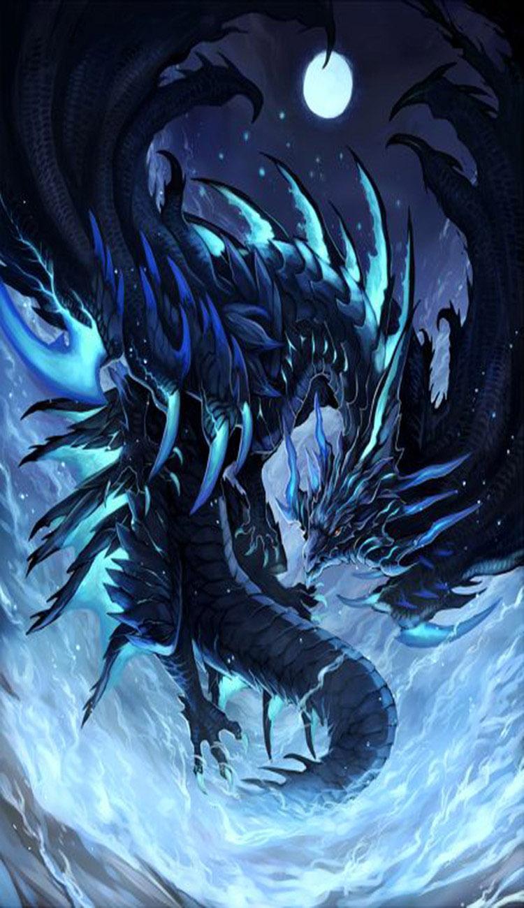 750x1300 4k Dragon Wallpaper