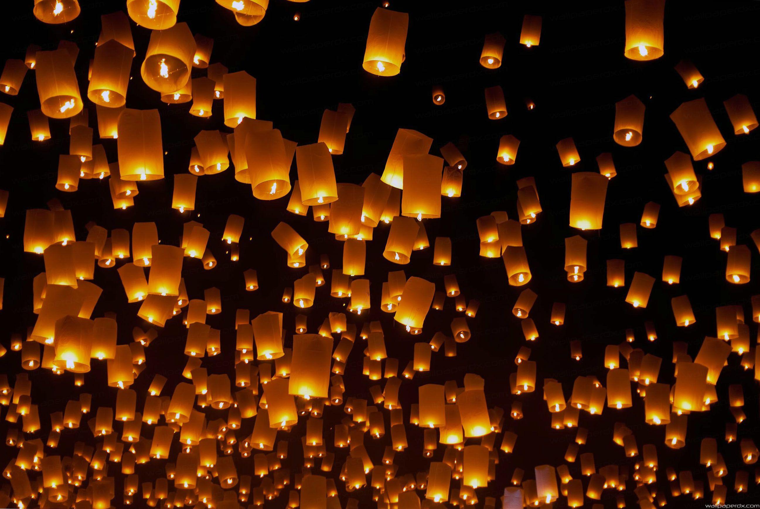 2594x1739 Lantern Festival Wallpaper, HD Lantern Festival Background on WallpaperBat
