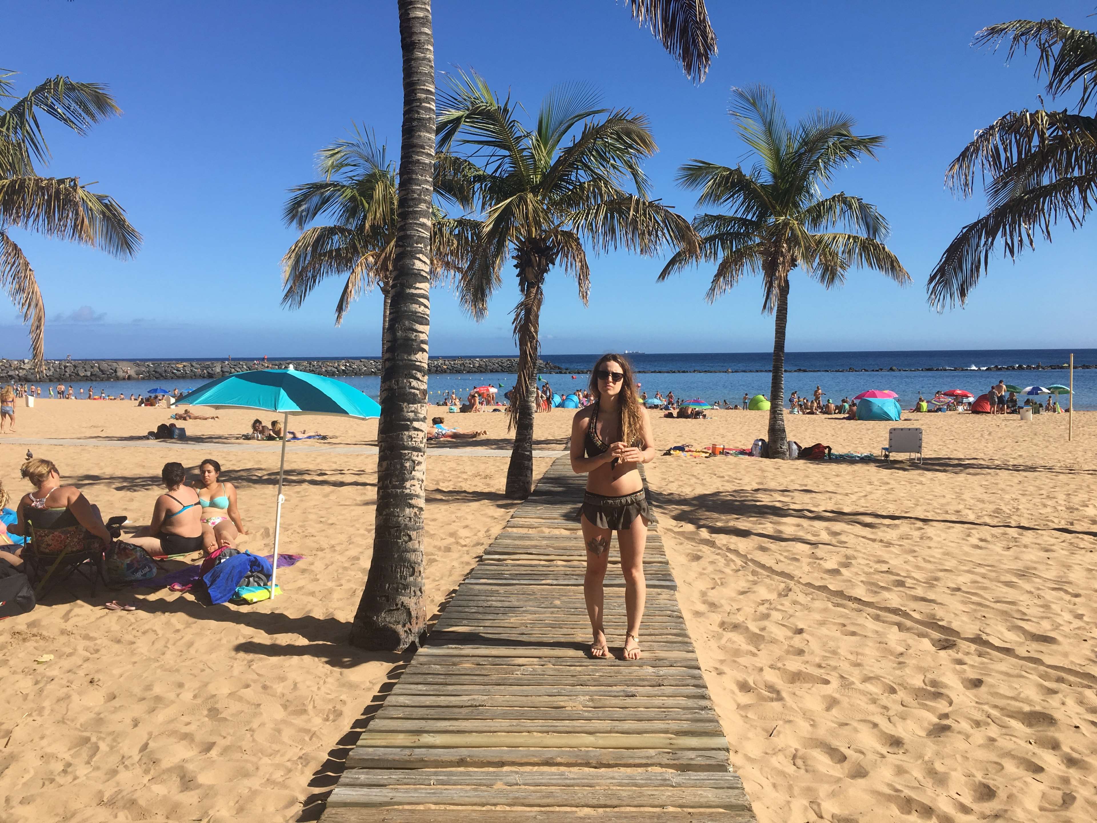 3840x2880 beach, bikinilife, canaria, festival, fun, holidays, ocean, palm, popular, sea 4k wallpaper