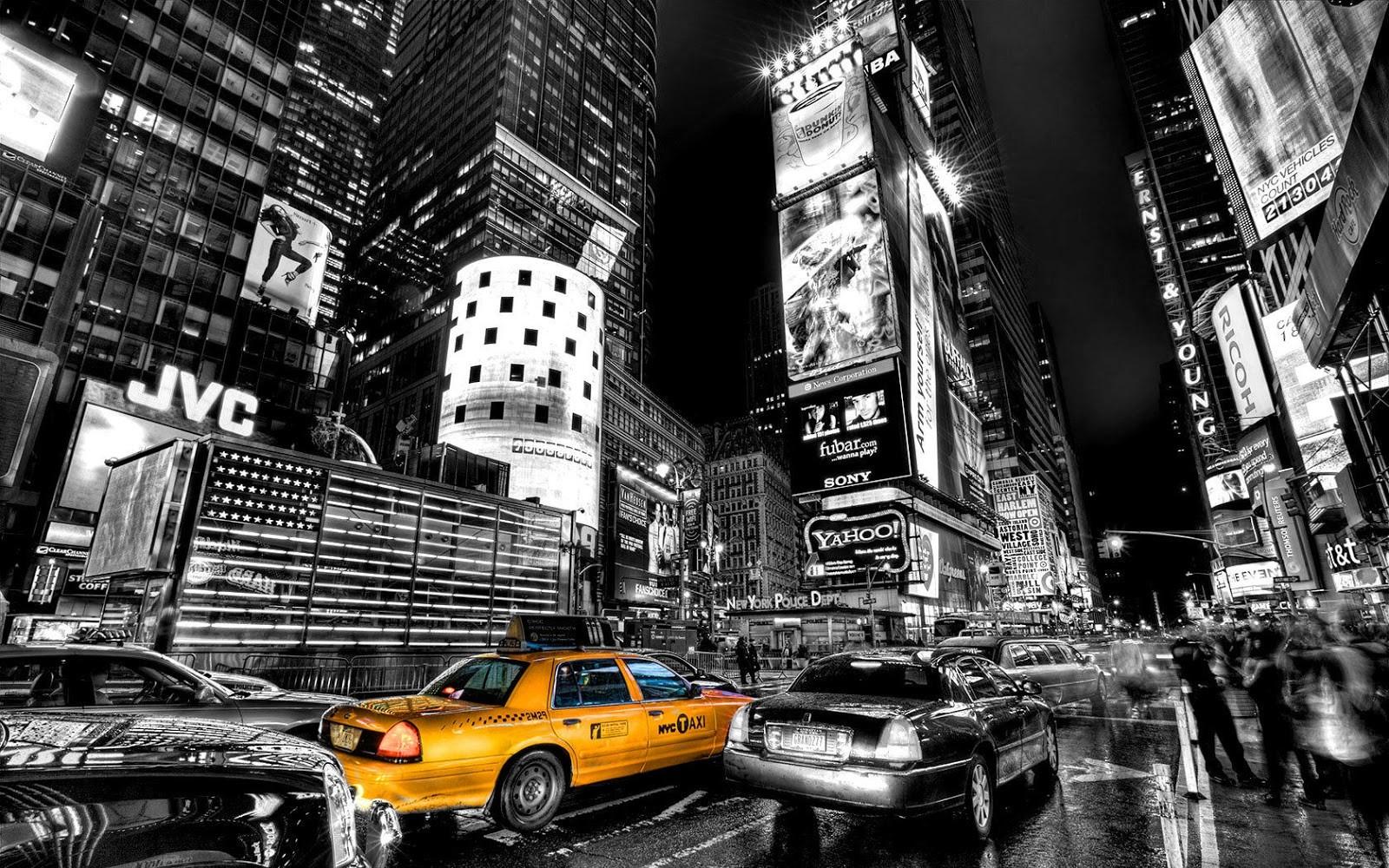 1600x1000 New York City Wallpaper Black And White