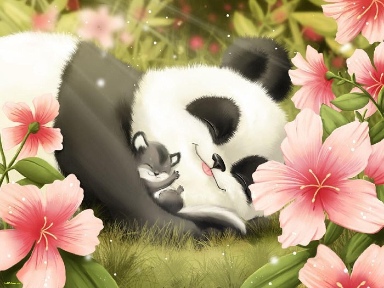 Kawaii Cute Panda Wallpapers - Top Free Kawaii Cute Panda Backgrounds