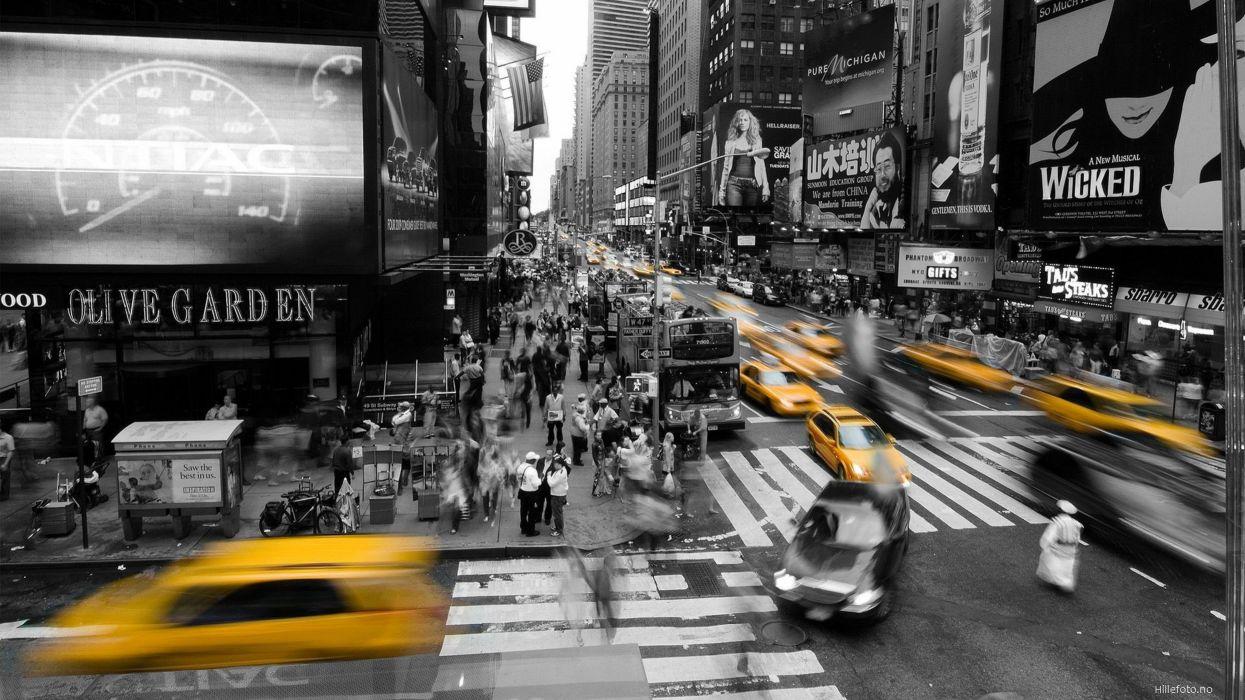 1245x700 New York Cab Wallpaper