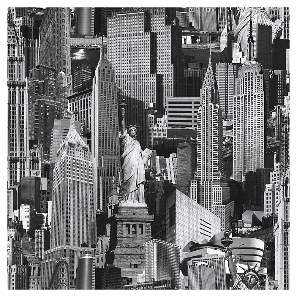 1000x1000 Muriva New York City Wallpaper