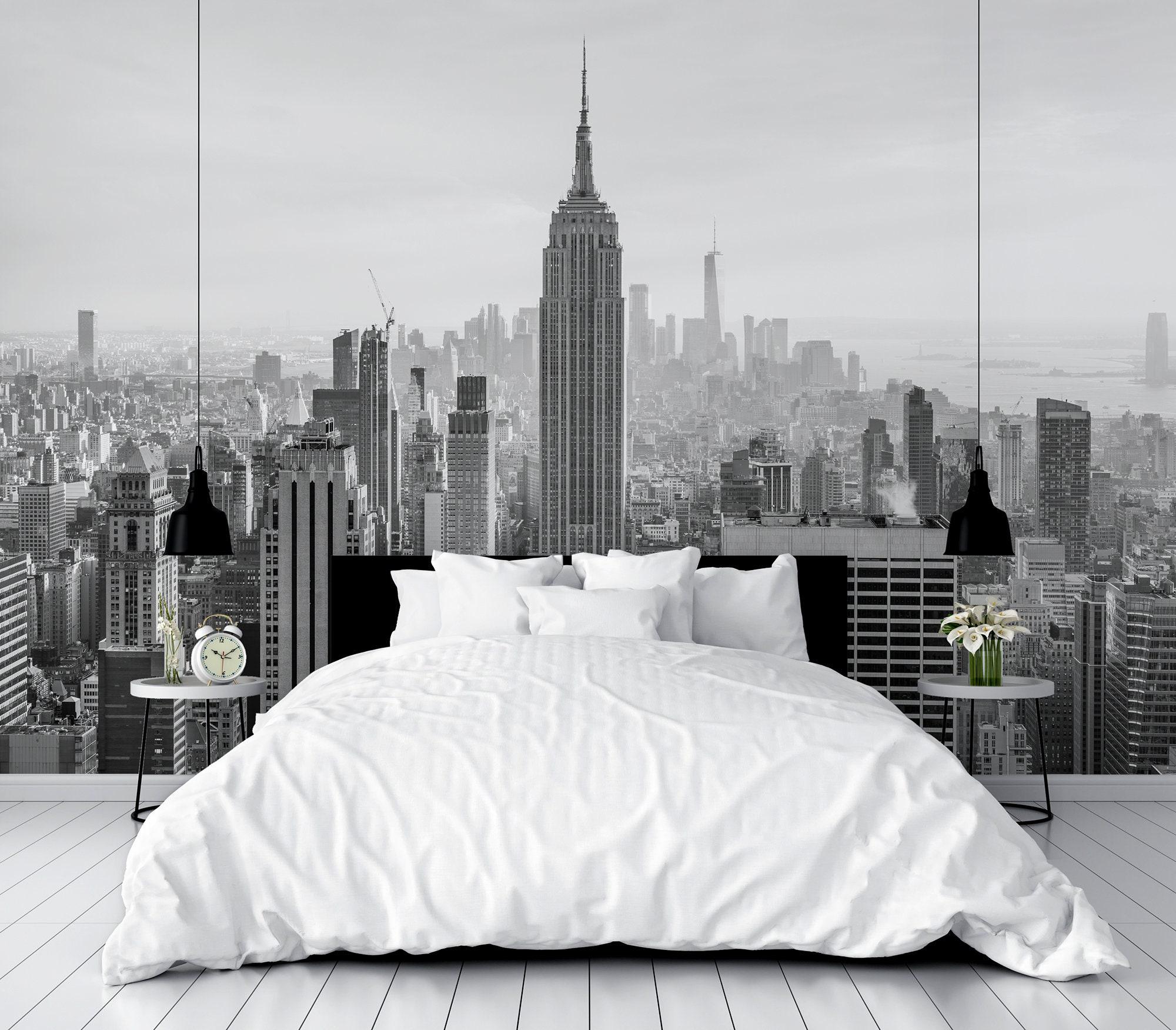 2000x1751 Black and White Empire State Building New York City Wallpaper