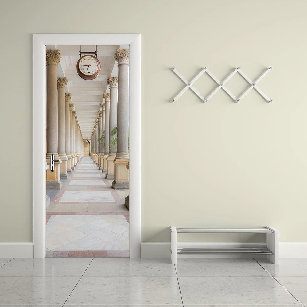 1000x1000 High Quality Creative 3D DIY Door Stickers Wallpaper Engraved Calorie Colonnade Corridor Self Adhesive Home Decoration. quality wallpaper. 3D 3D3D wallpaper wallpaper