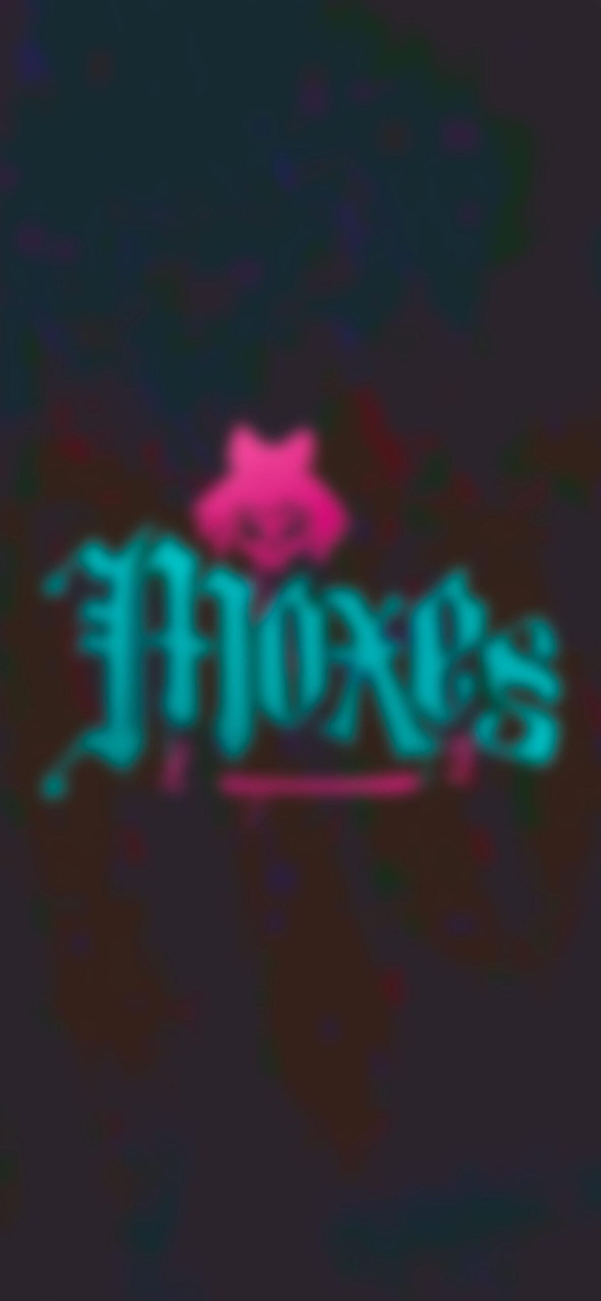 1183x2560 Cyberpunk 2077 Moxes Logo Dark Glitch Wallpaper