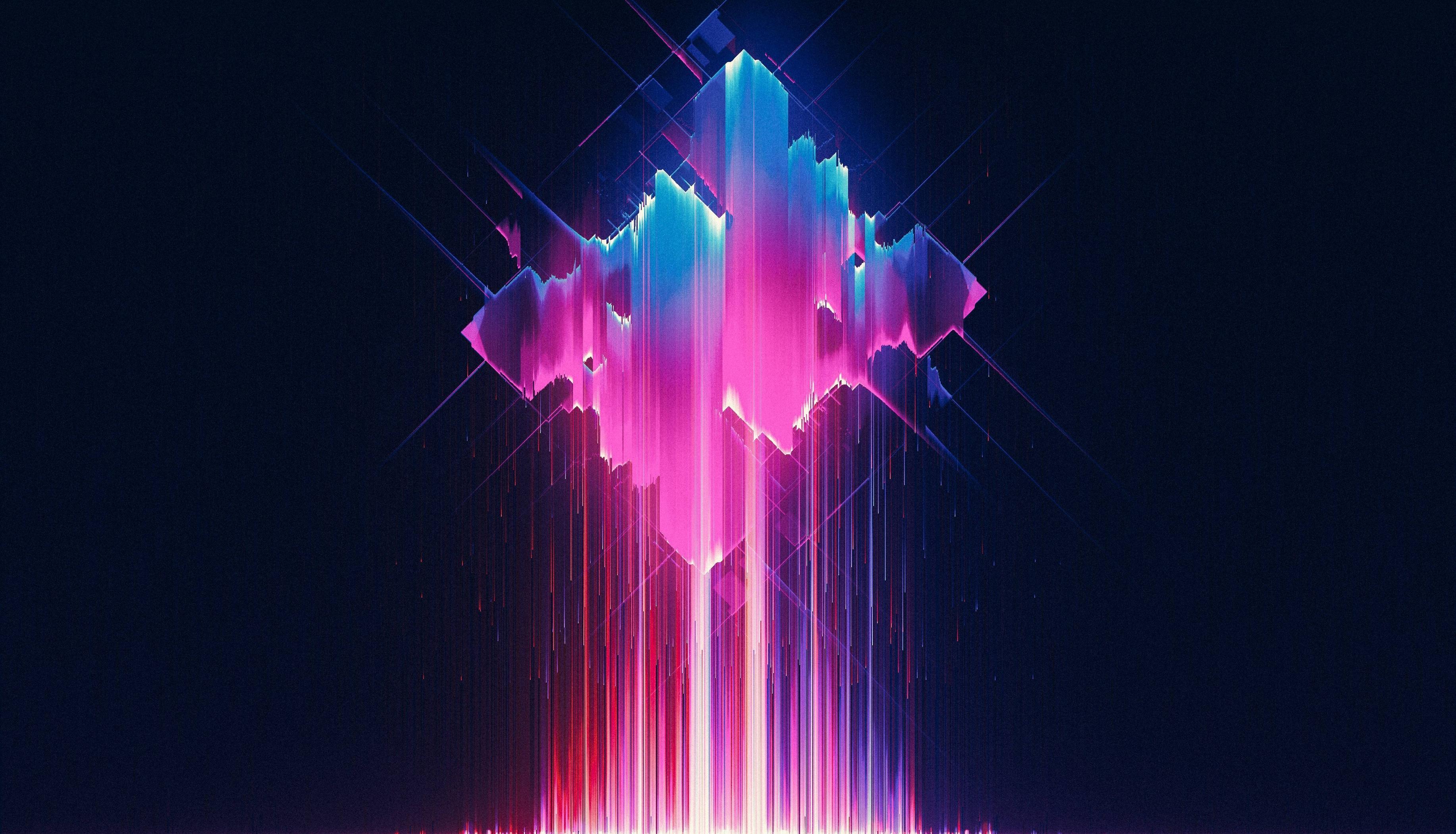 3668x2100 Glitch HD WallpaperK Background