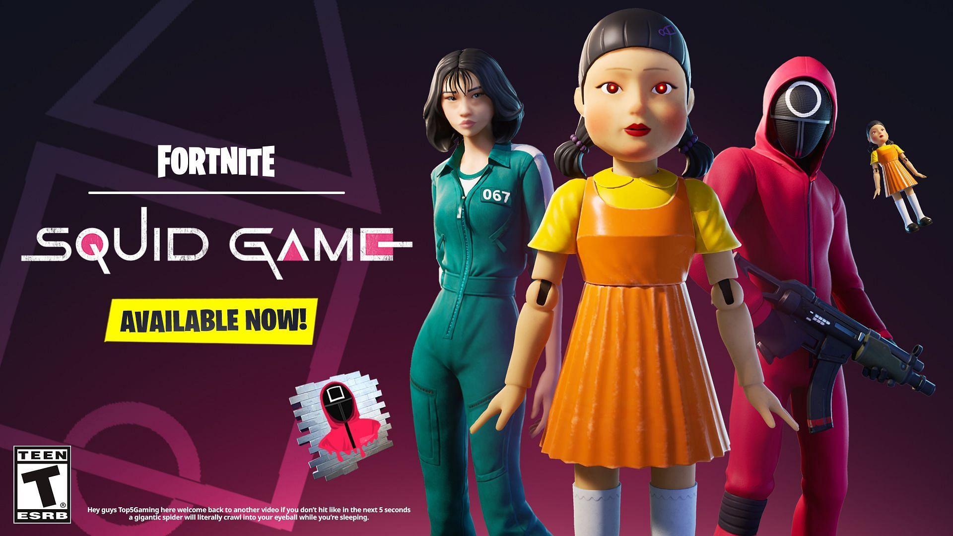 1920x1080 Fortnite x Squid Game concept impeccably reimagines HoYeon Jung as an in- game skin