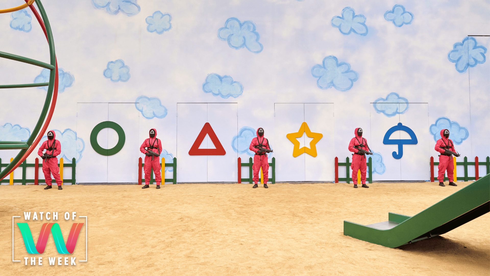1920x1080 Squid Game' is a pastel nightmare with a lot to say