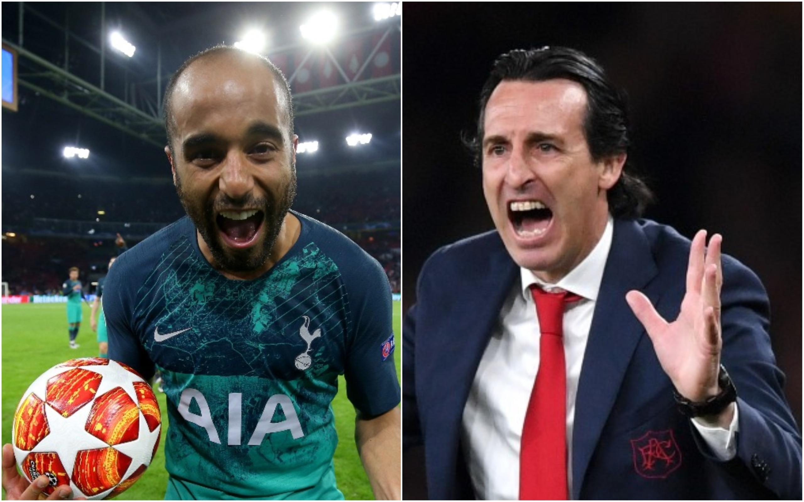 2560x1600 Arsenal Boss Unai Emery Mocked For Selling Lucas Moura To Tottenham After His Hat Trick Vs Ajax