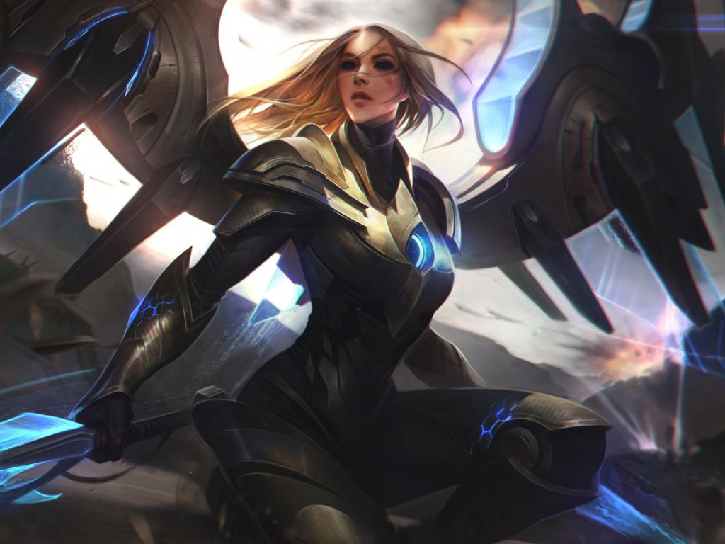 1024x768 Desktop wallpaper league of legends, beautiful kayle, warrior, HD image, picture, background, ad5ff8