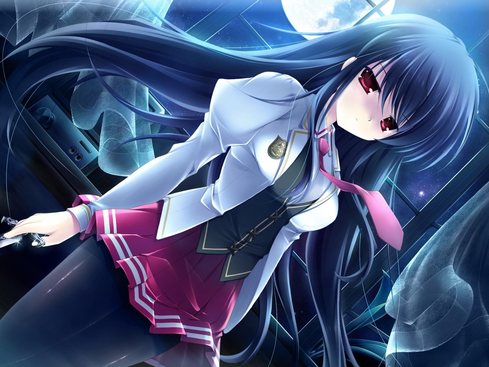1600x1200 1600x1200 anime anime girls school uniform schoolgirls wallpaper JPG 394 kB