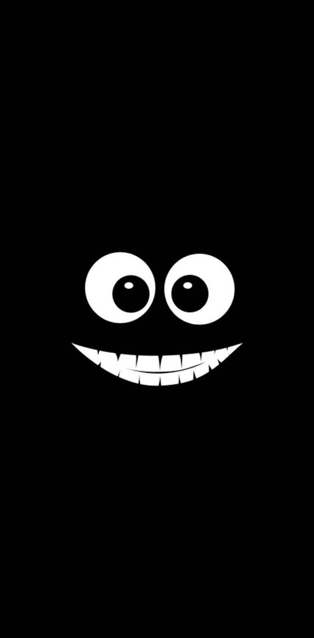 630x1280 Black smile wallpaper