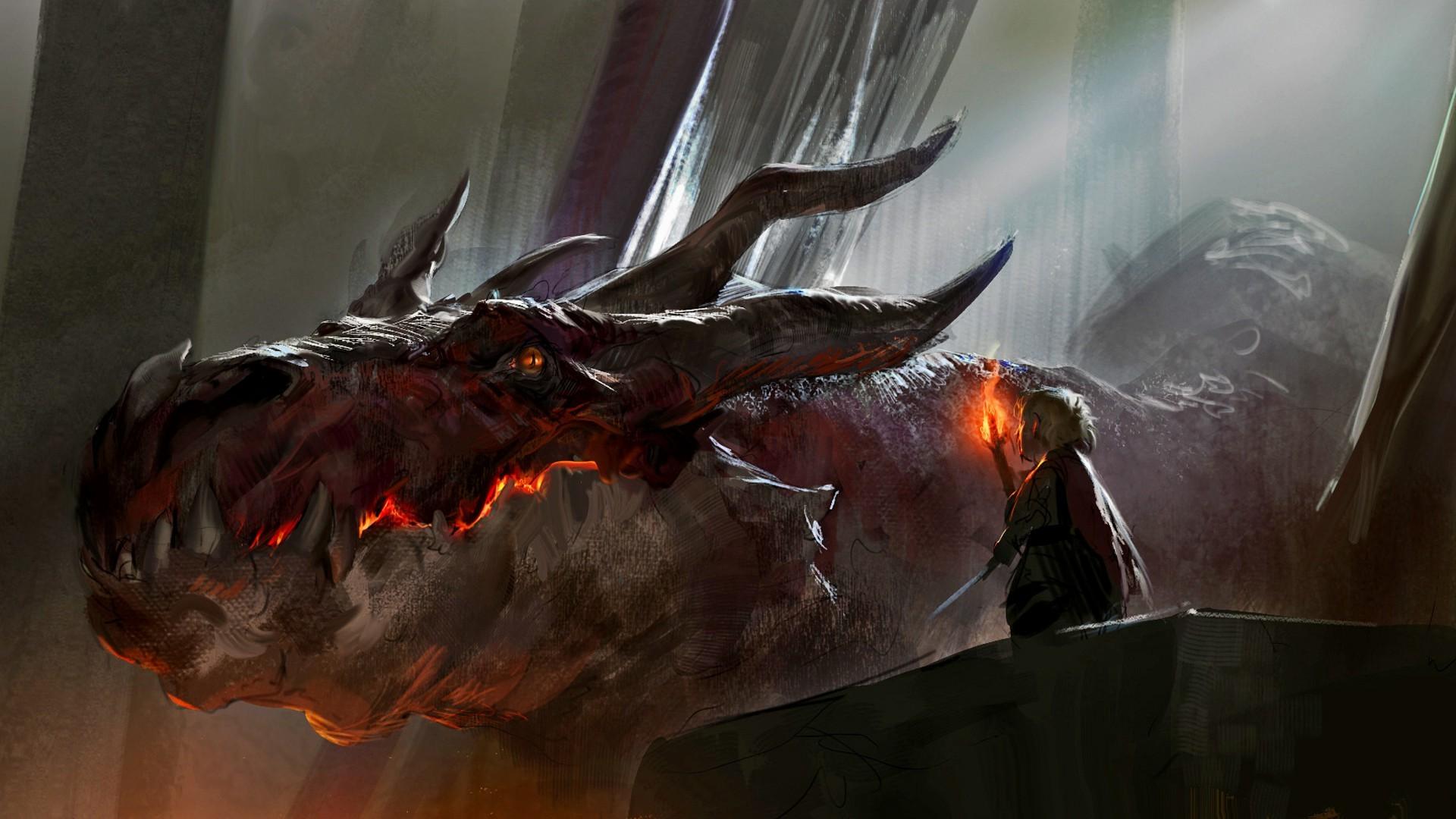 1920x1080 1920x1080 fantasy art dragon smaug the hobbit wallpaper JPG 341 kB