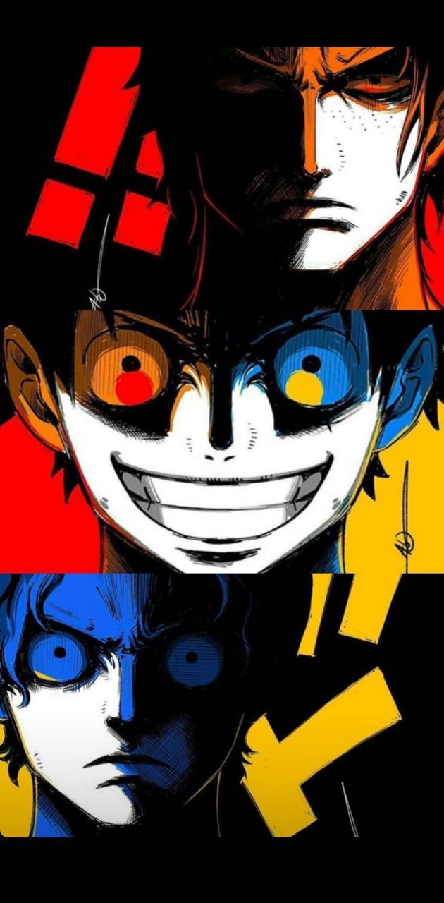 630x1280 LUFFY ACE SABO wallpaper