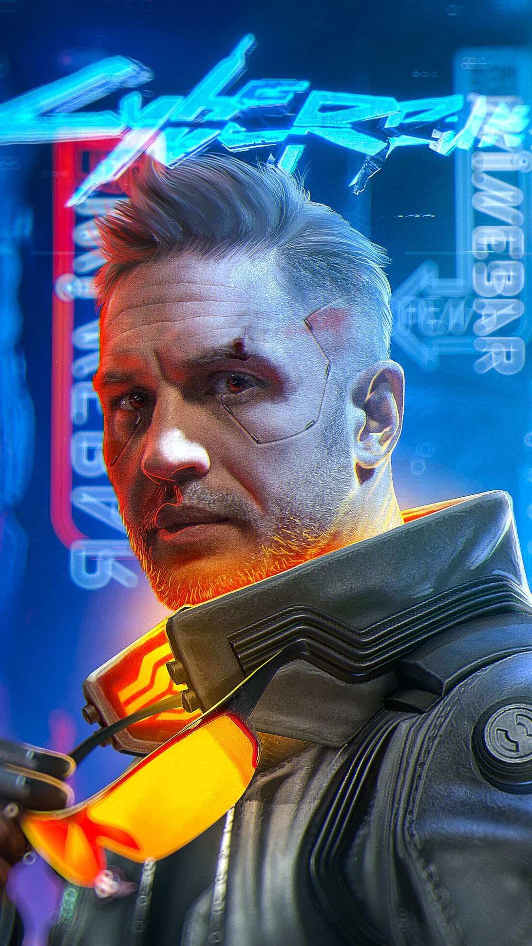 1092x1941 Tom Hardy Cyberpunk iPhone Wallpaper Wallpaper : iPhone Wallpaper