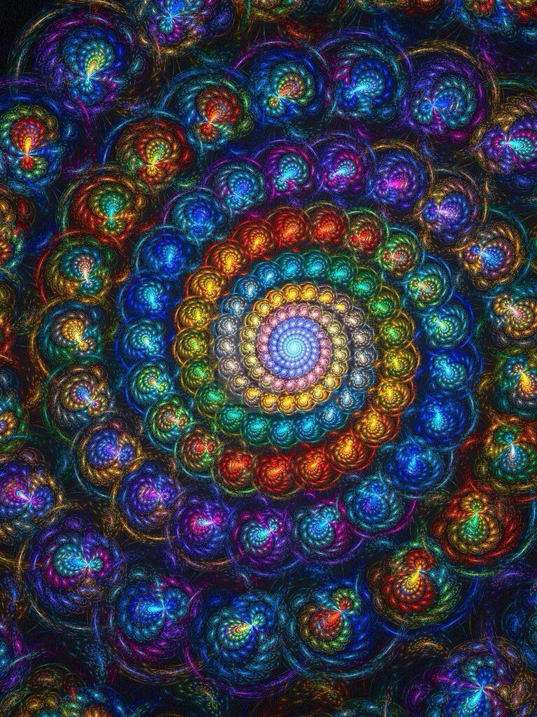 768x1024 spiral wallpaper for iPad. Fractals, Sacred art, Fractal art