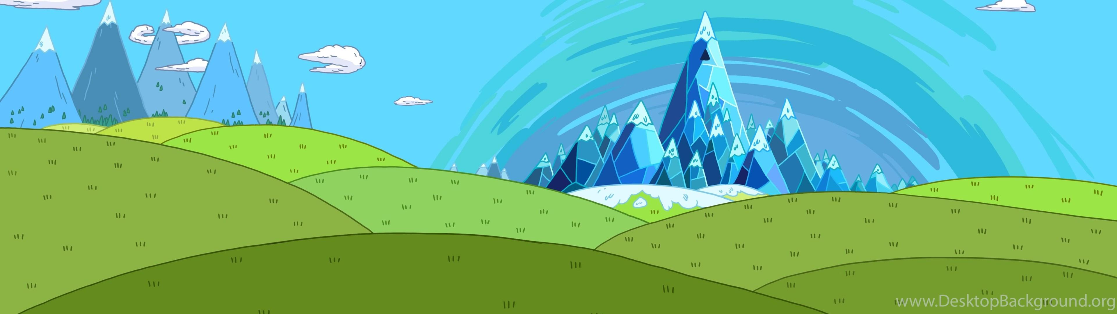 3840x1080 Adventure Time Wallpaper Desktop Background