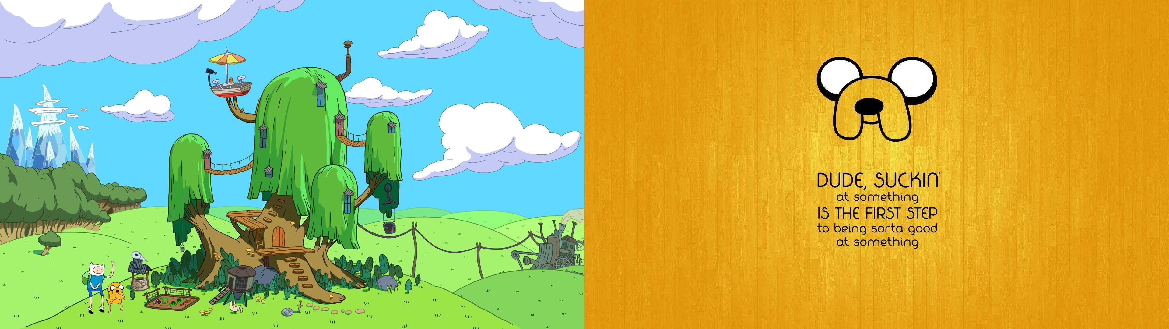 3840x1080 Some Adventure Time inspiration