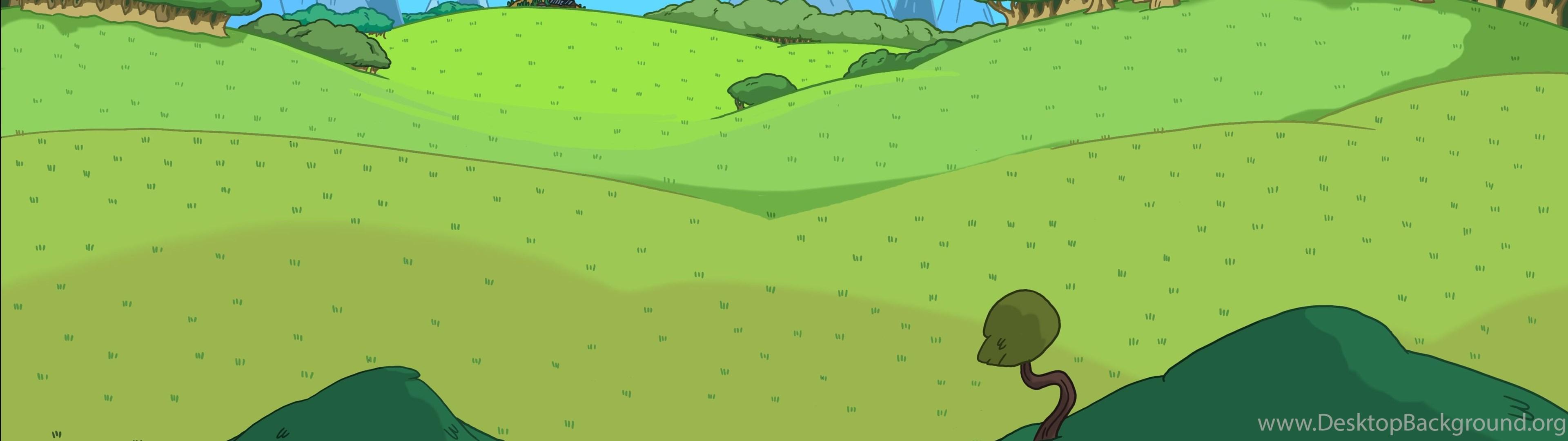 3840x1080 Adventure Time Wallpaper Desktop Background