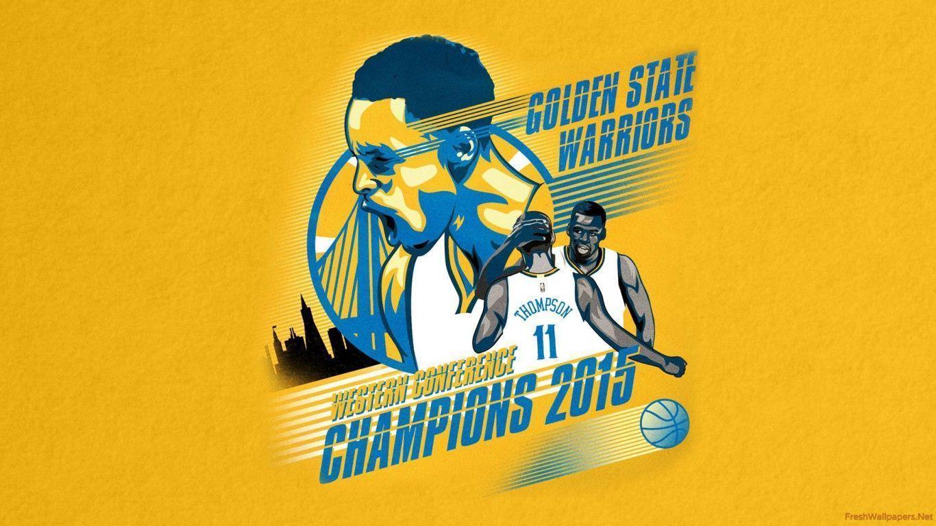 1366x768 Golden State Warriors Champions Wallpaper