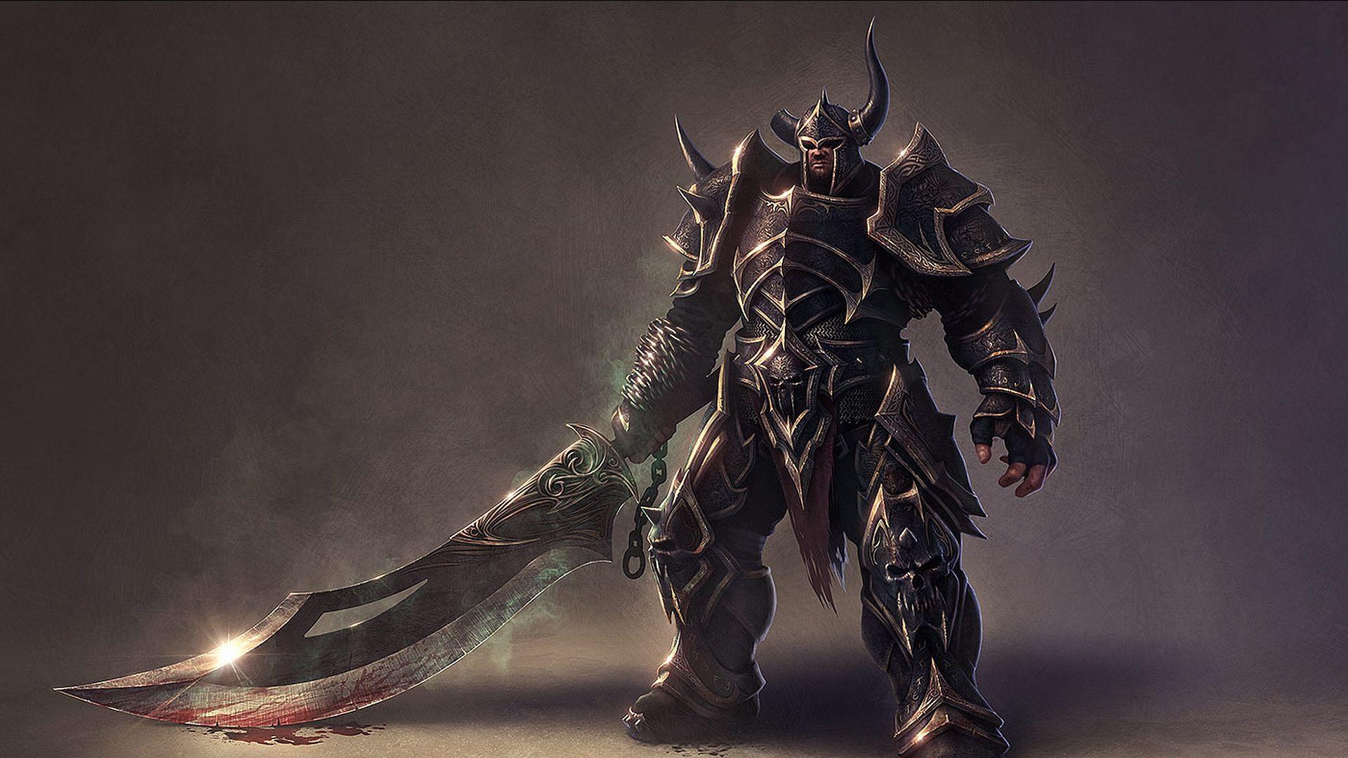 1920x1080 Fantasy Warrior wallpaper (Desktop, Phone, Tablet)