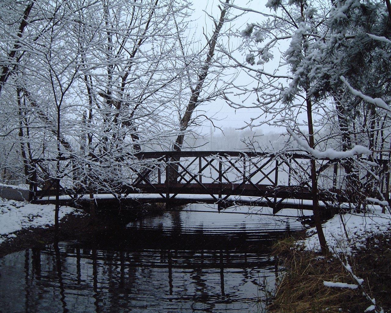 Snow Bridge Wallpapers - Top Free Snow Bridge Backgrounds - WallpaperAccess