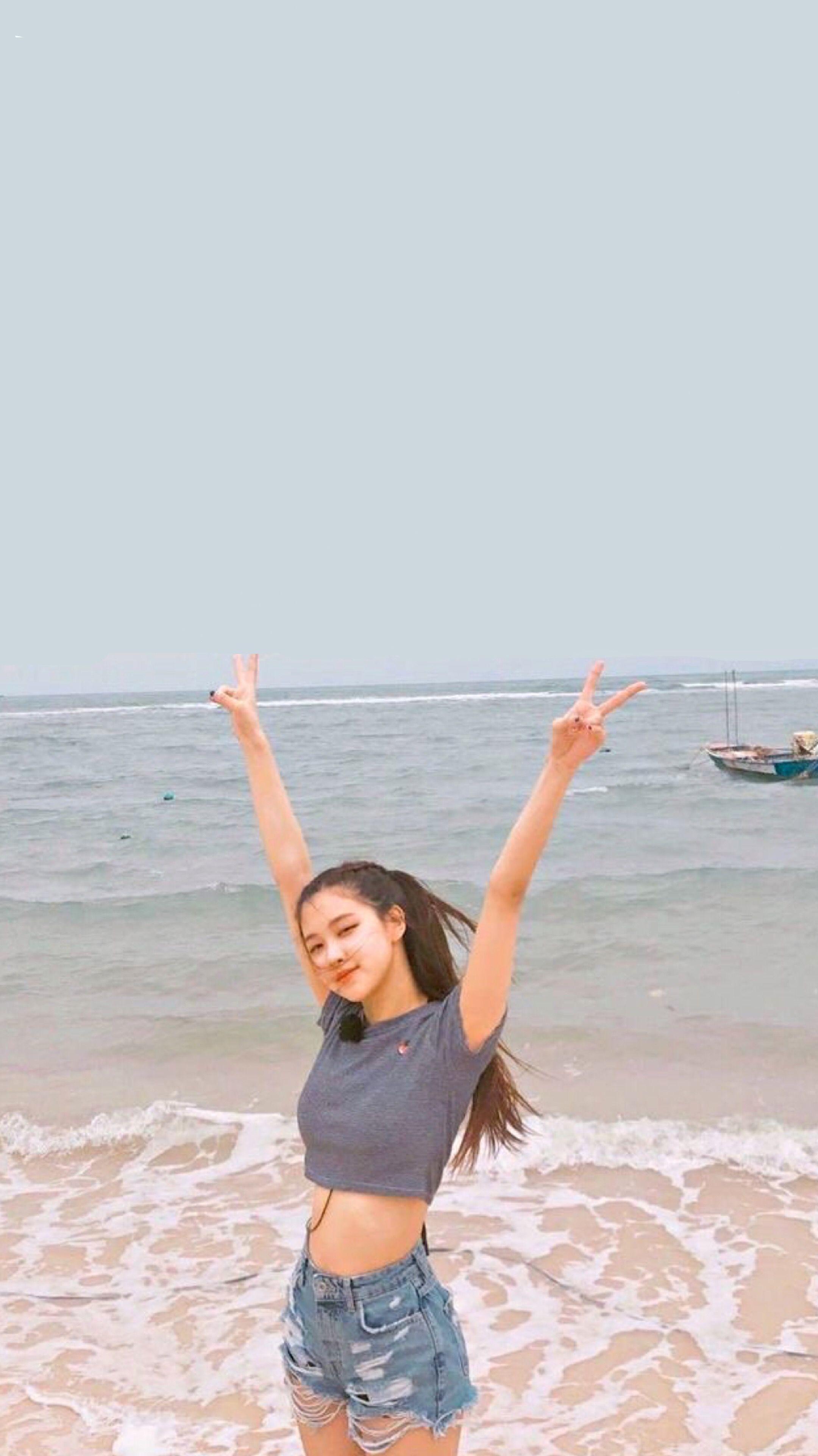 2160x3840 Red Rose Beach Wallpaper Wallpaper