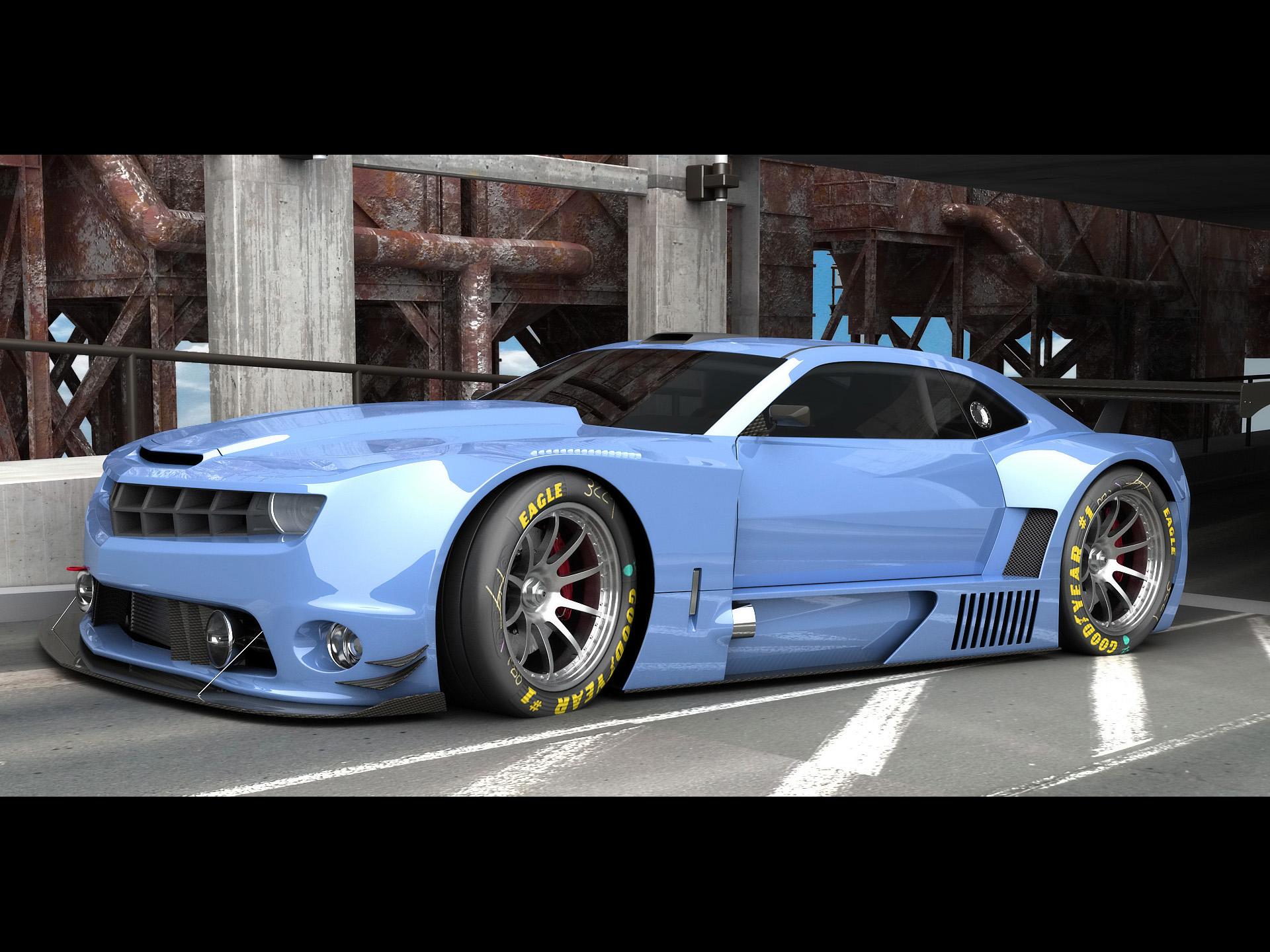 1920x1440 Camaro ALMS Light Blue wallpaper. Camaro ALMS Light Blue