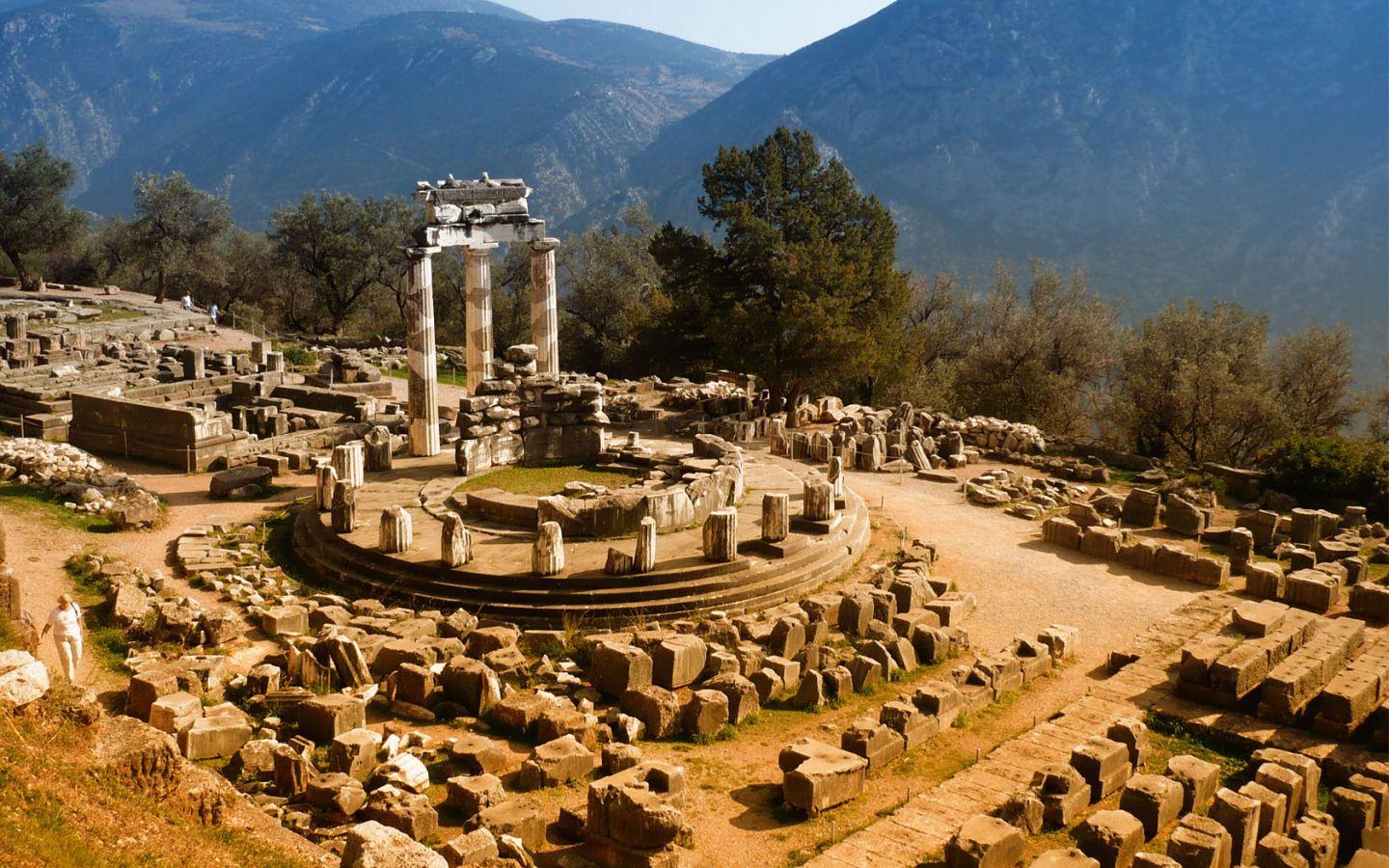 1440x900 Greece Delphi. Right Click The Wallpaper, Select Set As Background. Cool Places To Visit, Greek Vacation, Places To Visit