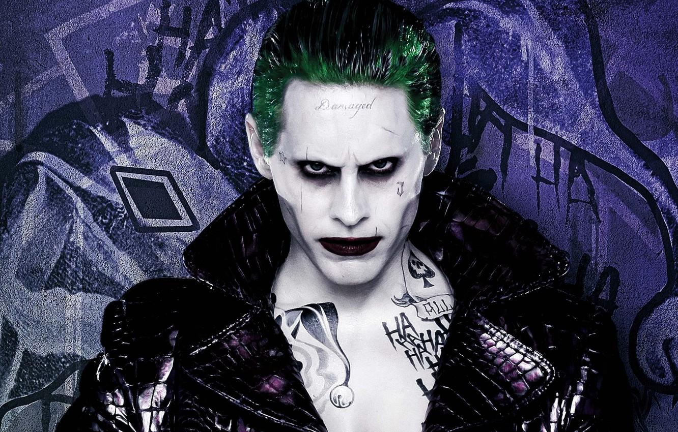 1332x850 Wallpaper cinema, sake, graffiti, power, Joker, movie, tatoo, criminal, Jared Leto, hero, film, ace, action, bones, DC Comics, crazy image for desktop, section фильмы