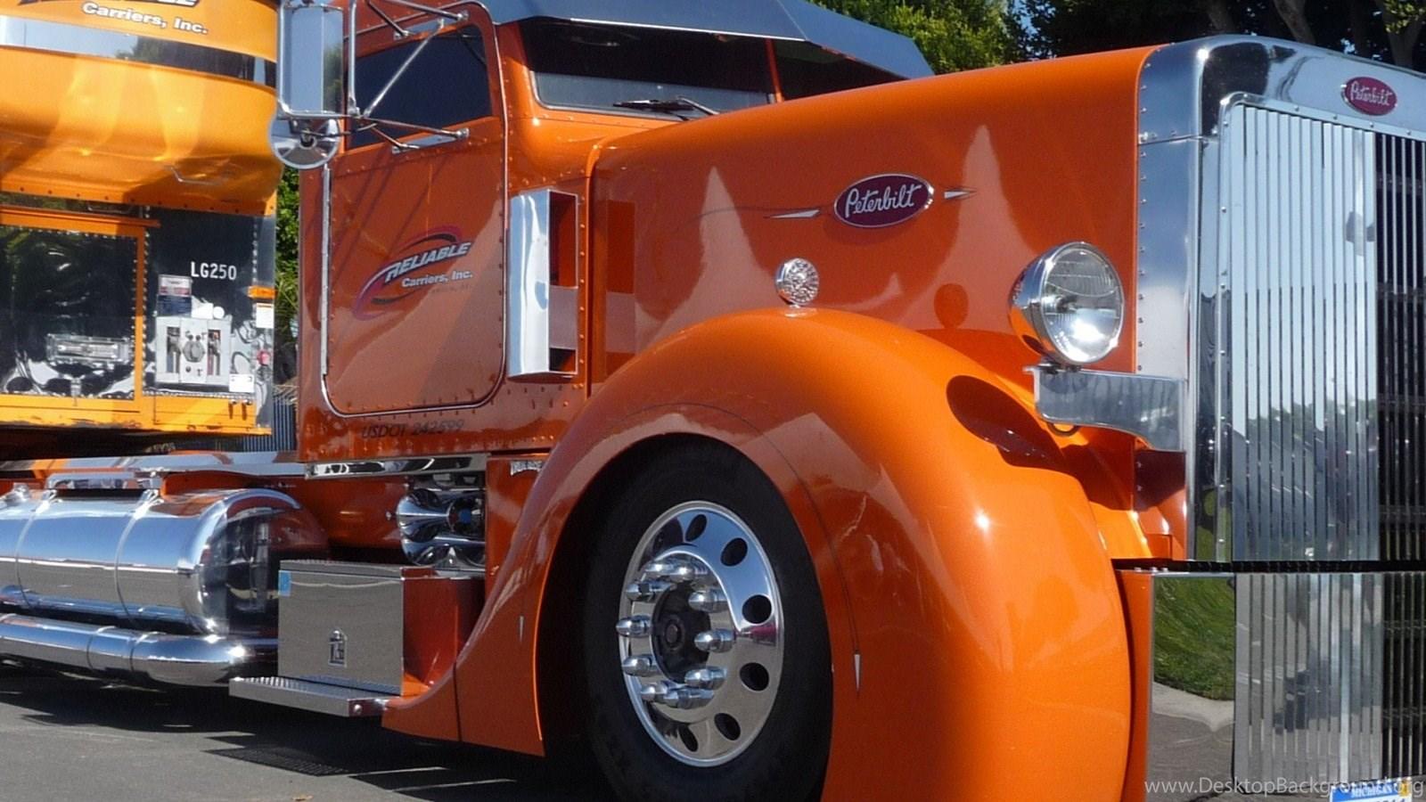 1600x900 Download Wallpaper Peterbilt, Truck, Custom, Reliable, Big Rig. Desktop Background