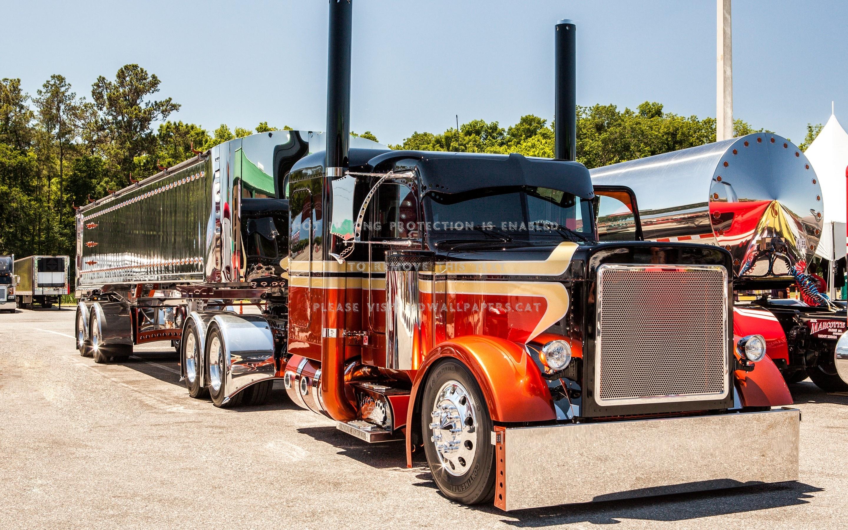2880x1800 peterbilt diesel truck big rig 18wheeler