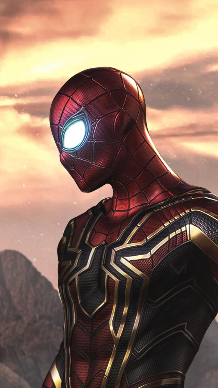 750x1334 Download Wallpaper 750x1334 Artwork, Iron Spider, Iron Man, Fan Made Art, Iphone Iphone 750x1334 HD Background, 10209