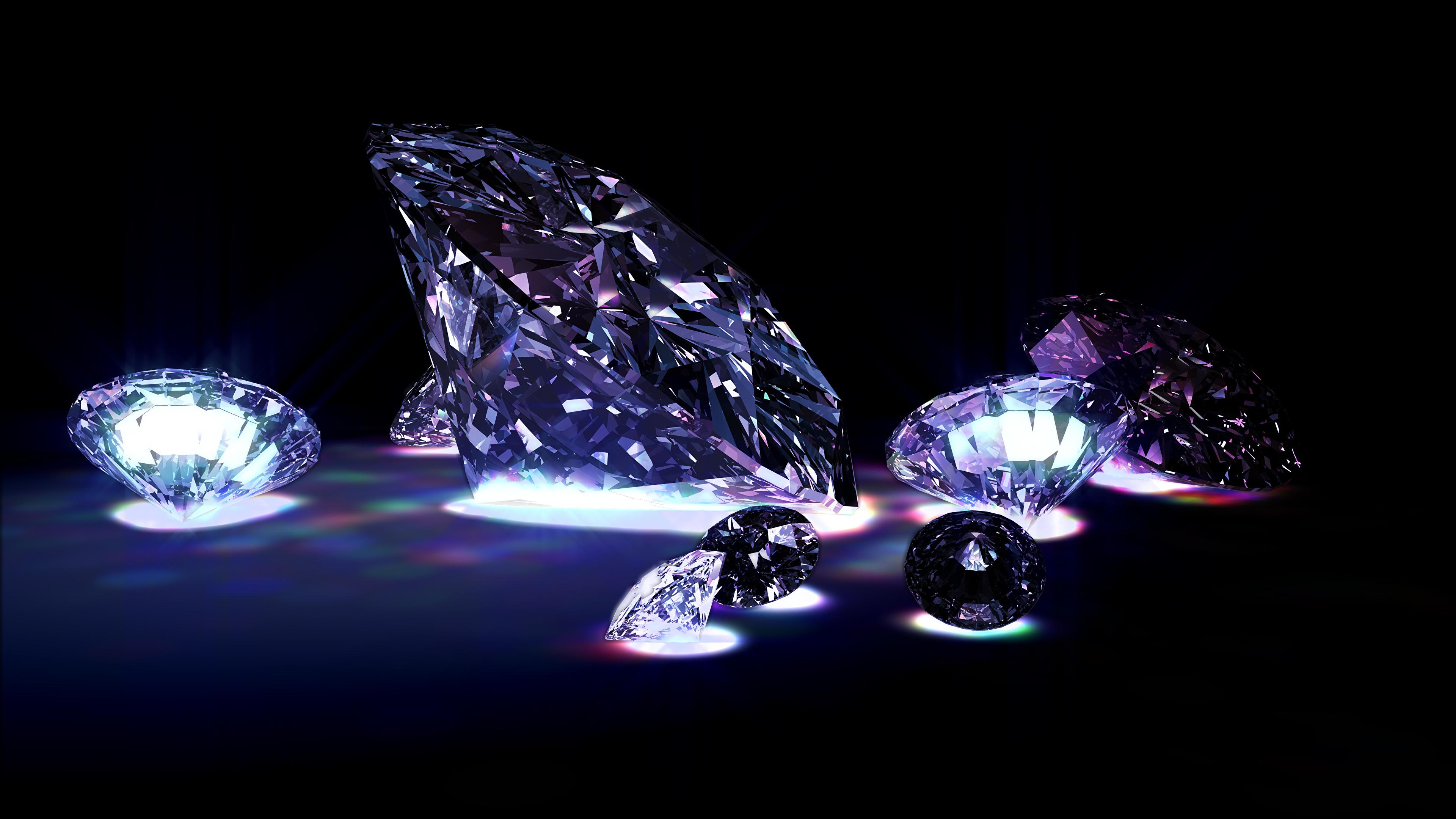 3840x2160 Desktop Wallpaper Brilliant Black background 3840x2160