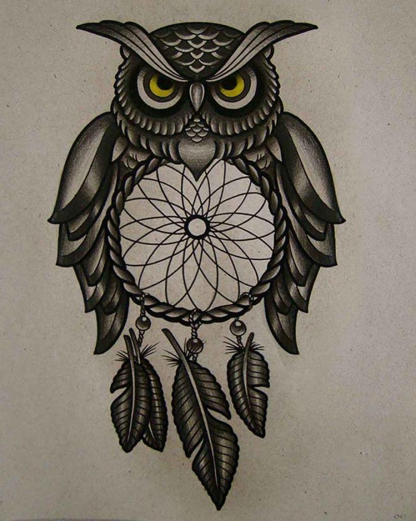 819x1024 Colorful Owl Tattoo 21 Creative Owl Tattoo Designs Men And Women