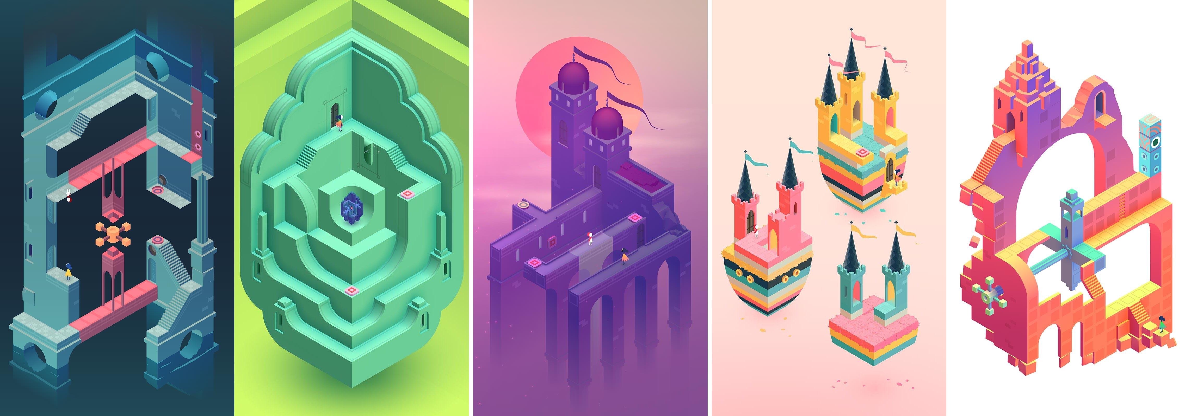 4548x1600 Monument Valley 2 hits App Store
