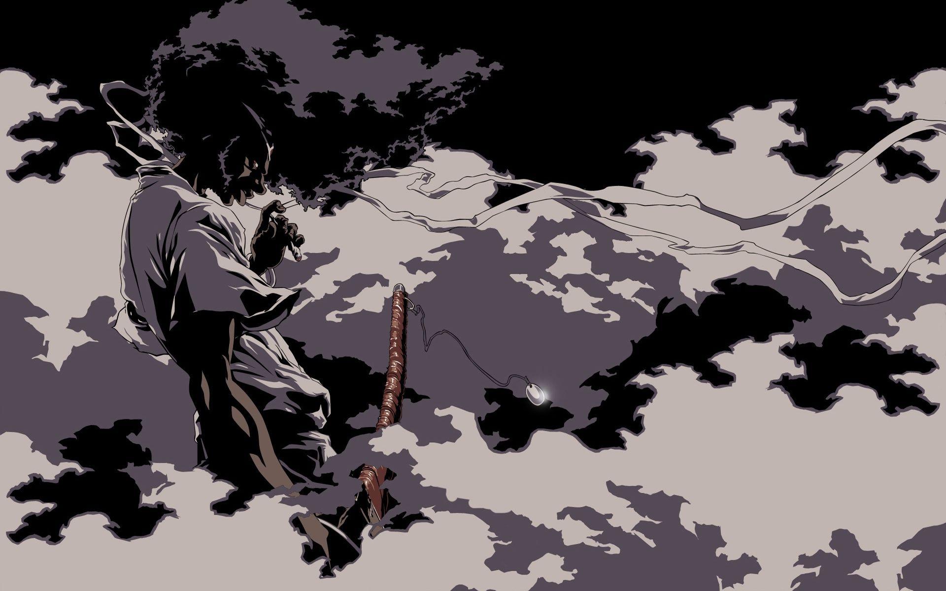 1920x1200 Foggy Afro Samurai HD Wallpaper.