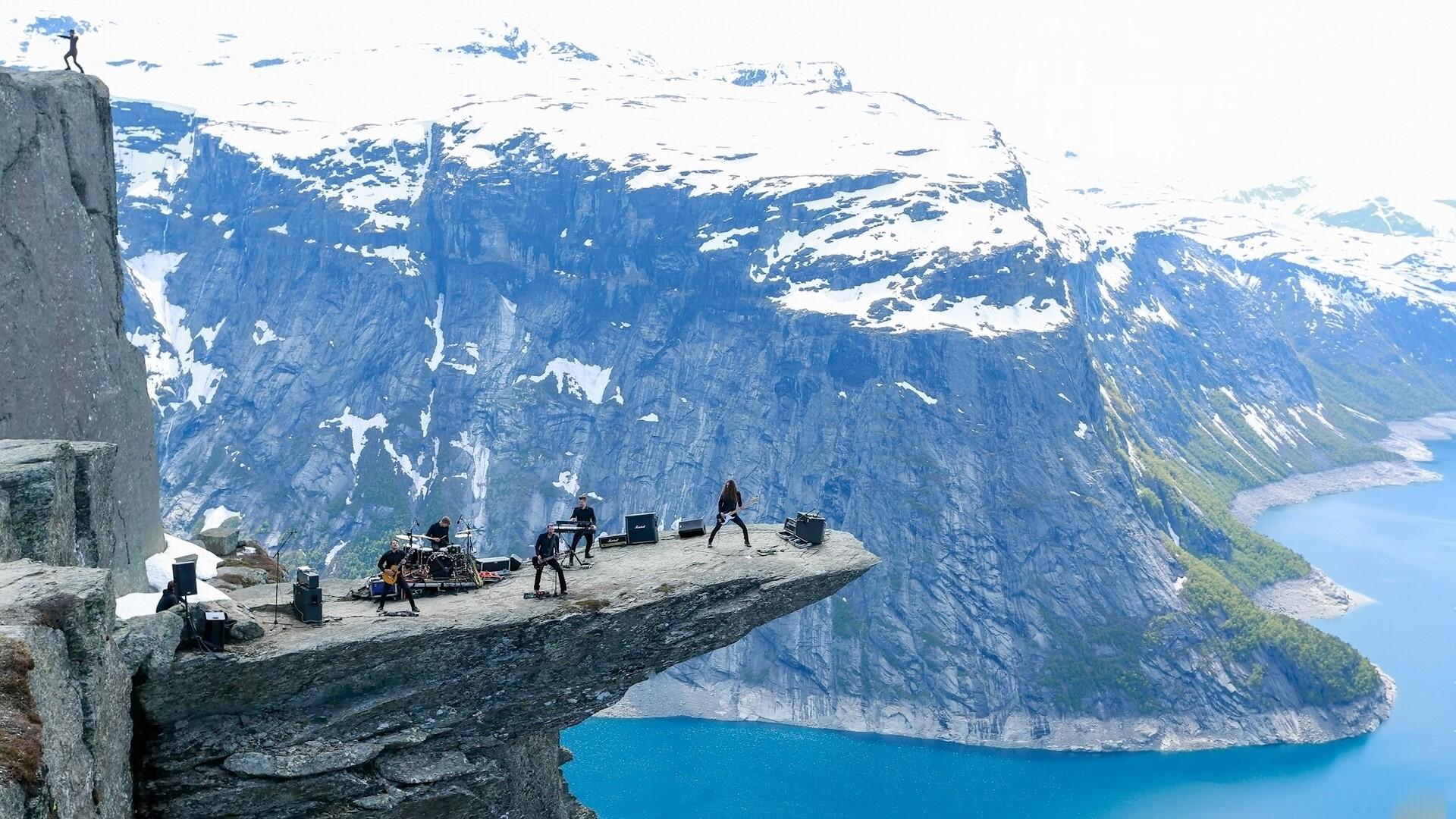 1920x1080 Trolltunga, Skjeggedal, Lake Ringedalsvatnet, Odda, Mountains, Norway, Crag. Mocah HD Wallpaper