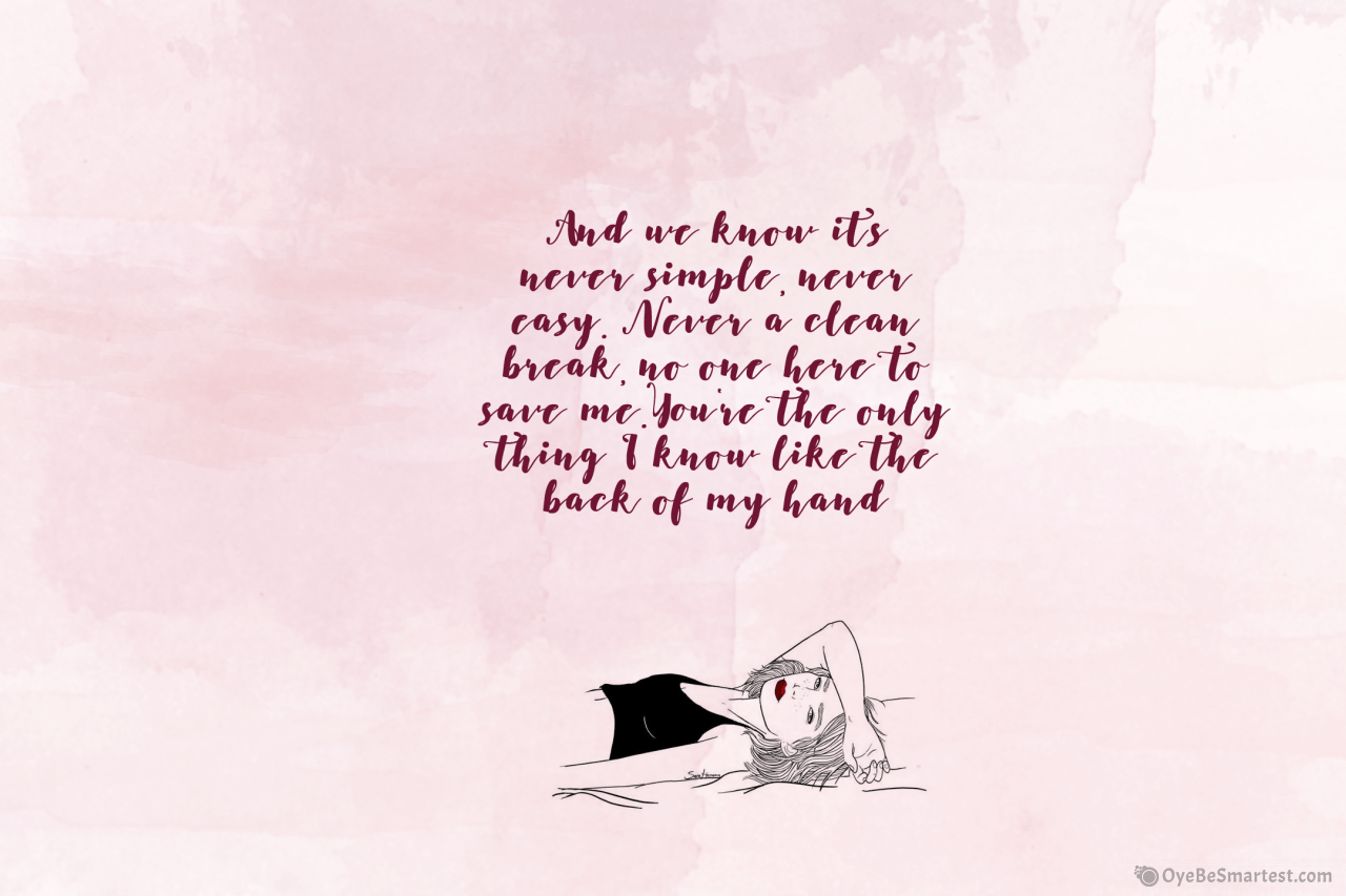 Taylor Swift Lyrics Computer Wallpapers - Top Free Taylor Swift Lyrics