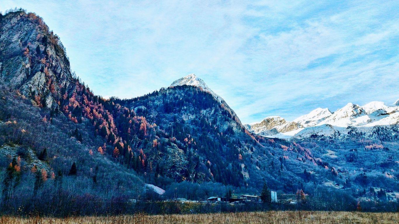 1366x768 Download wallpaper 1366x768 italy, mountain, mountain landscape