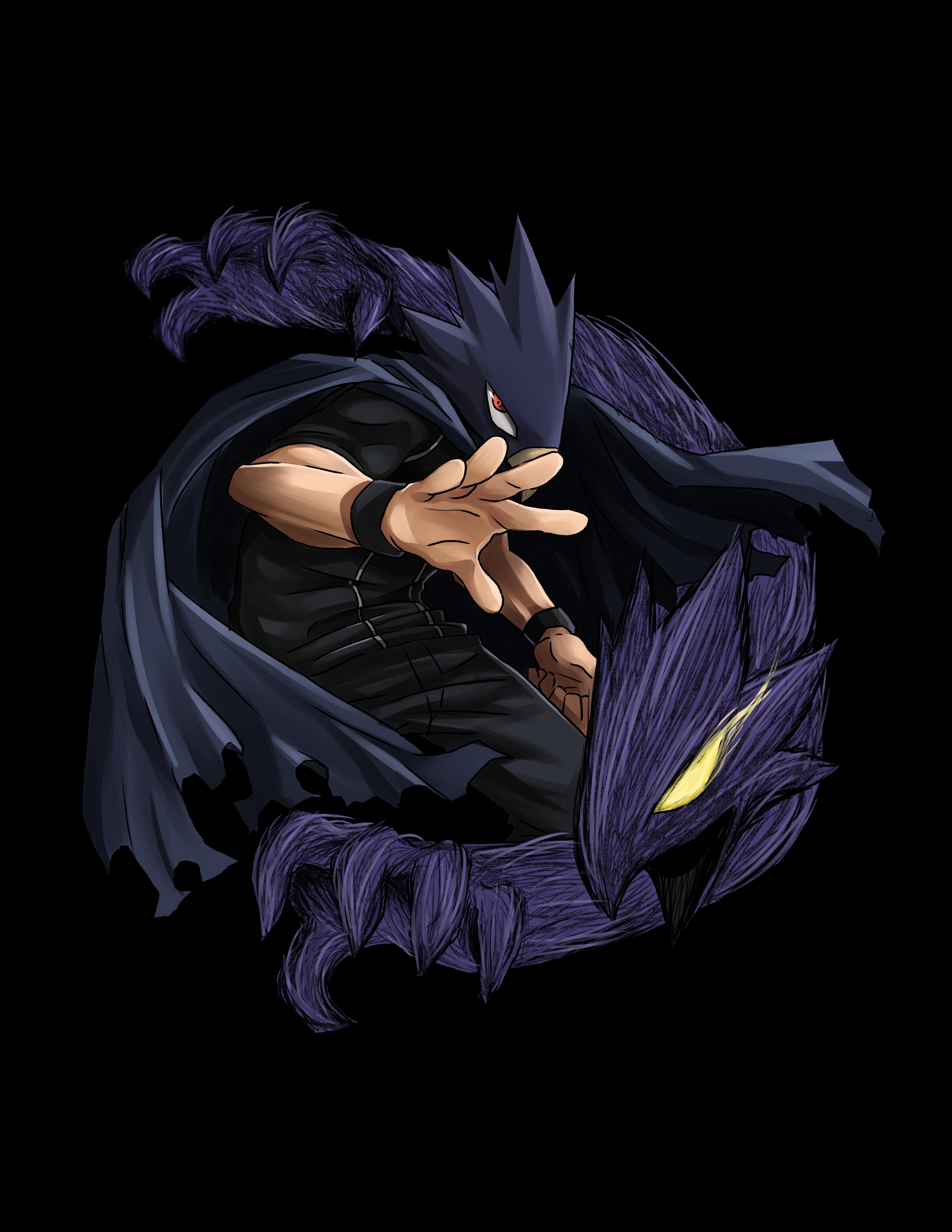5100x6600 I drew Tokoyami for a friend