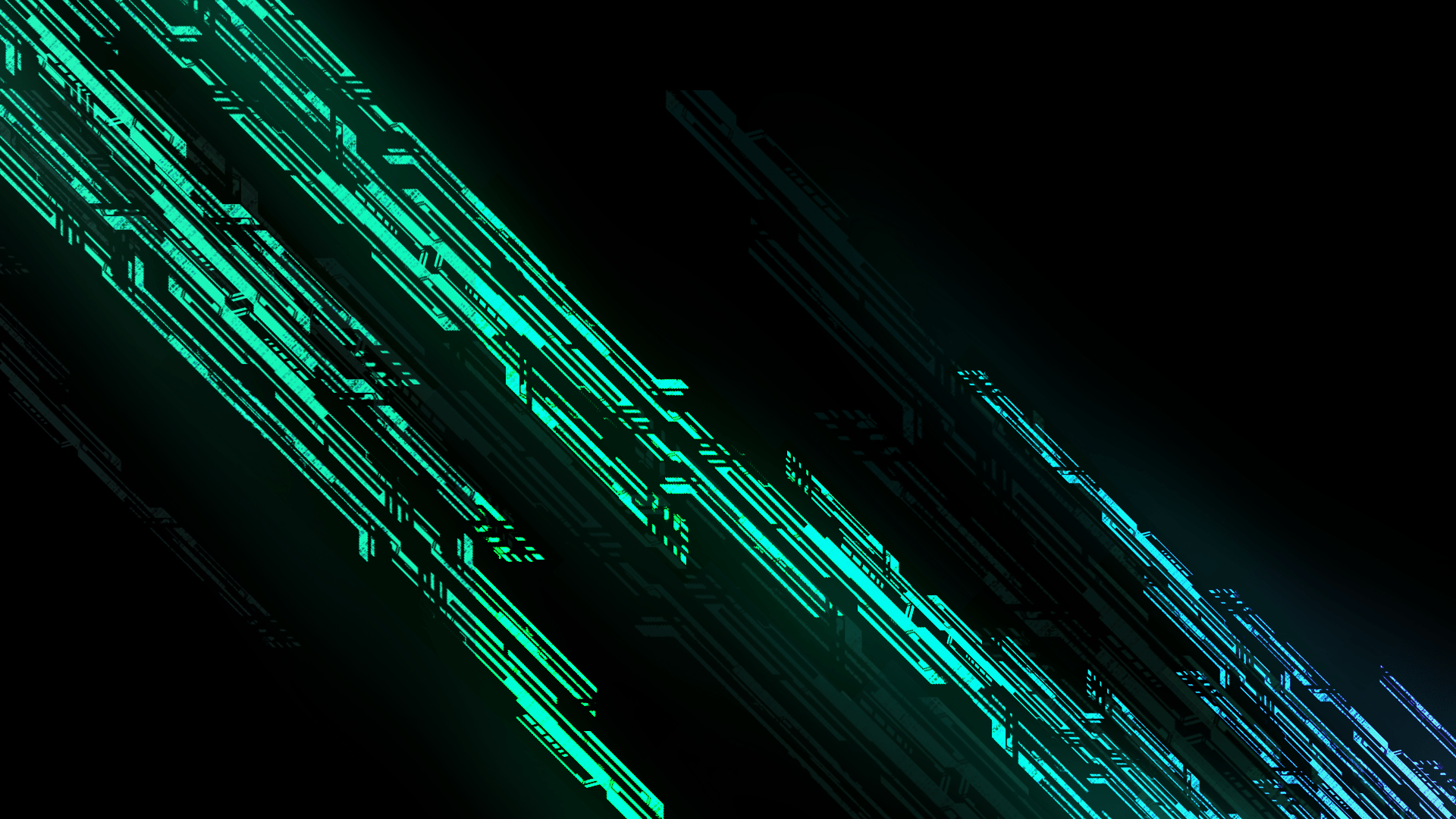 1920x1080 green, abstract, cyberpunk, futuristic, dark. Mocah HD Wallpaper