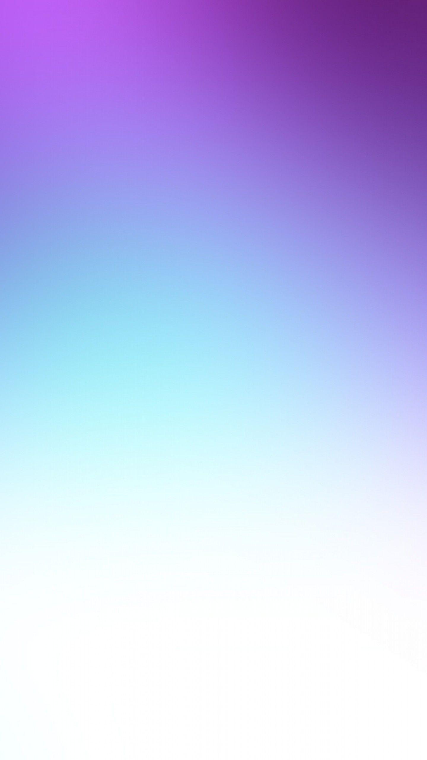 1440x2560 White and Blue Ombre Wallpaper